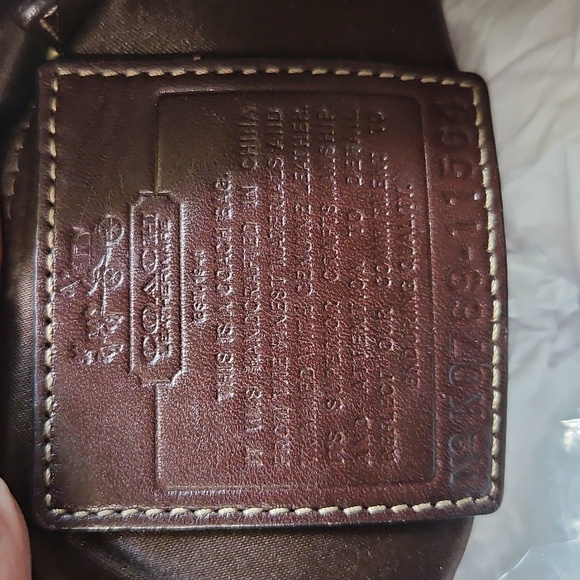 COACH EUC Y2K HERITAGE CARRIAGE  Brown Leatherware Satchel - Picture 9 of 16